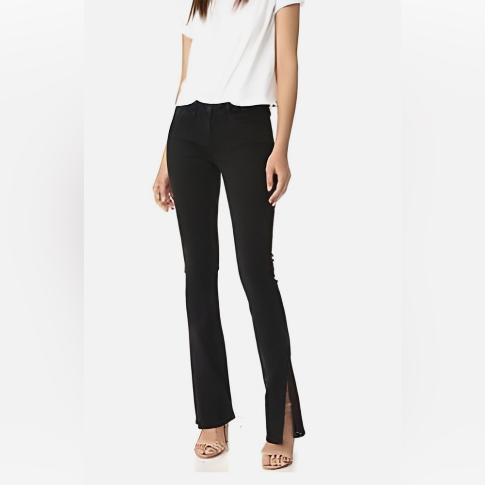 3x1 Women's BLACKOUT High Rise Split Seam Bell Jeans 28